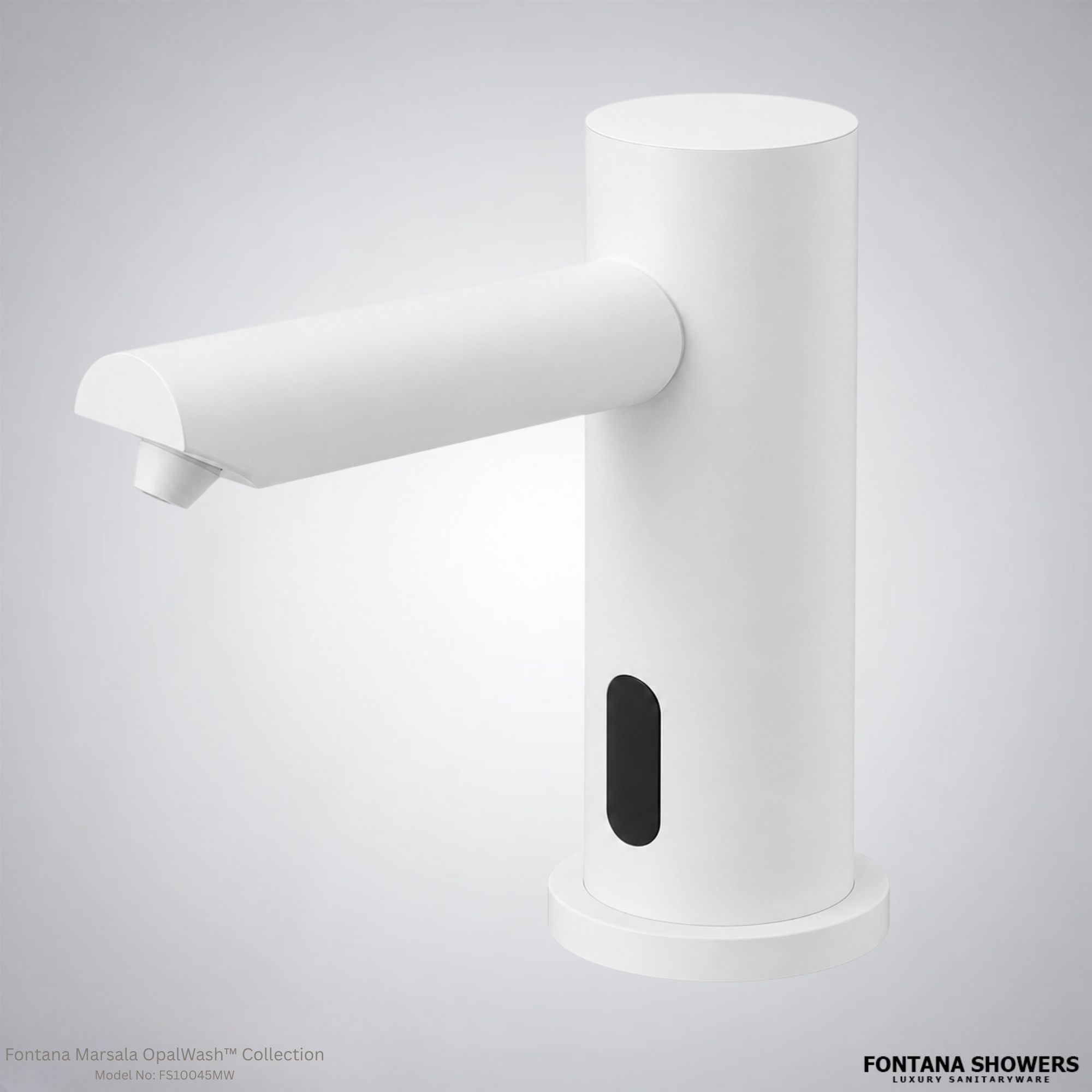 Fontana Marsala OpalWash Collection Matte White Sensor Soap Dispenser